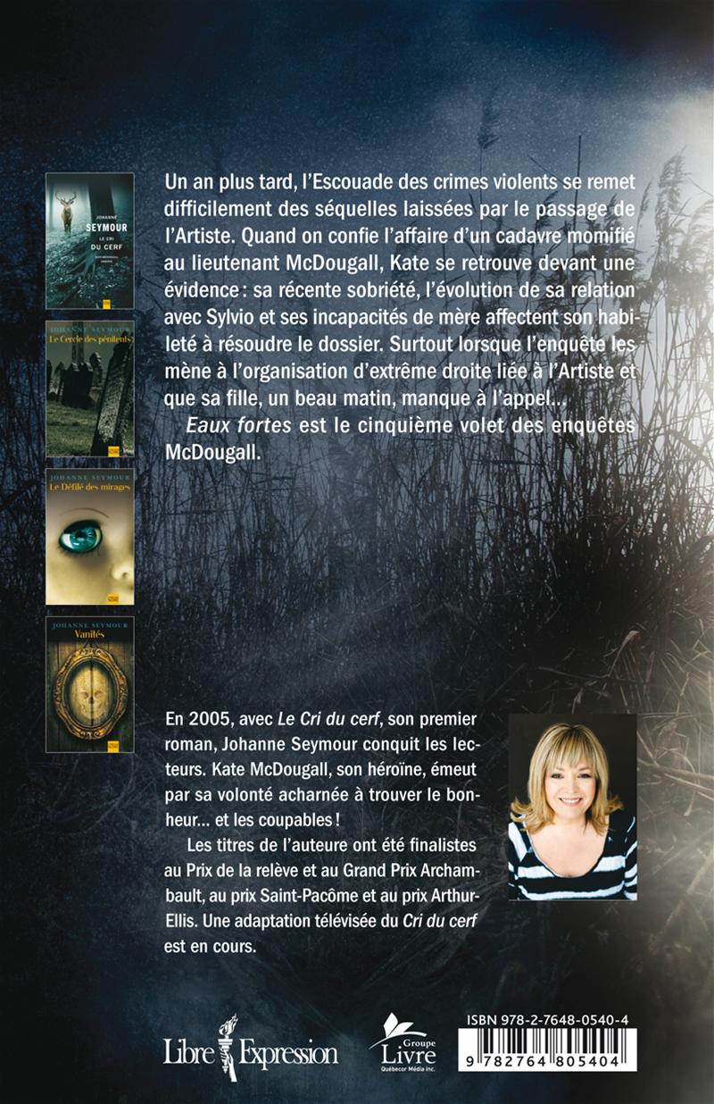Couverture du livre de Eaux fortes : Kate McDougall enquête - papier format
