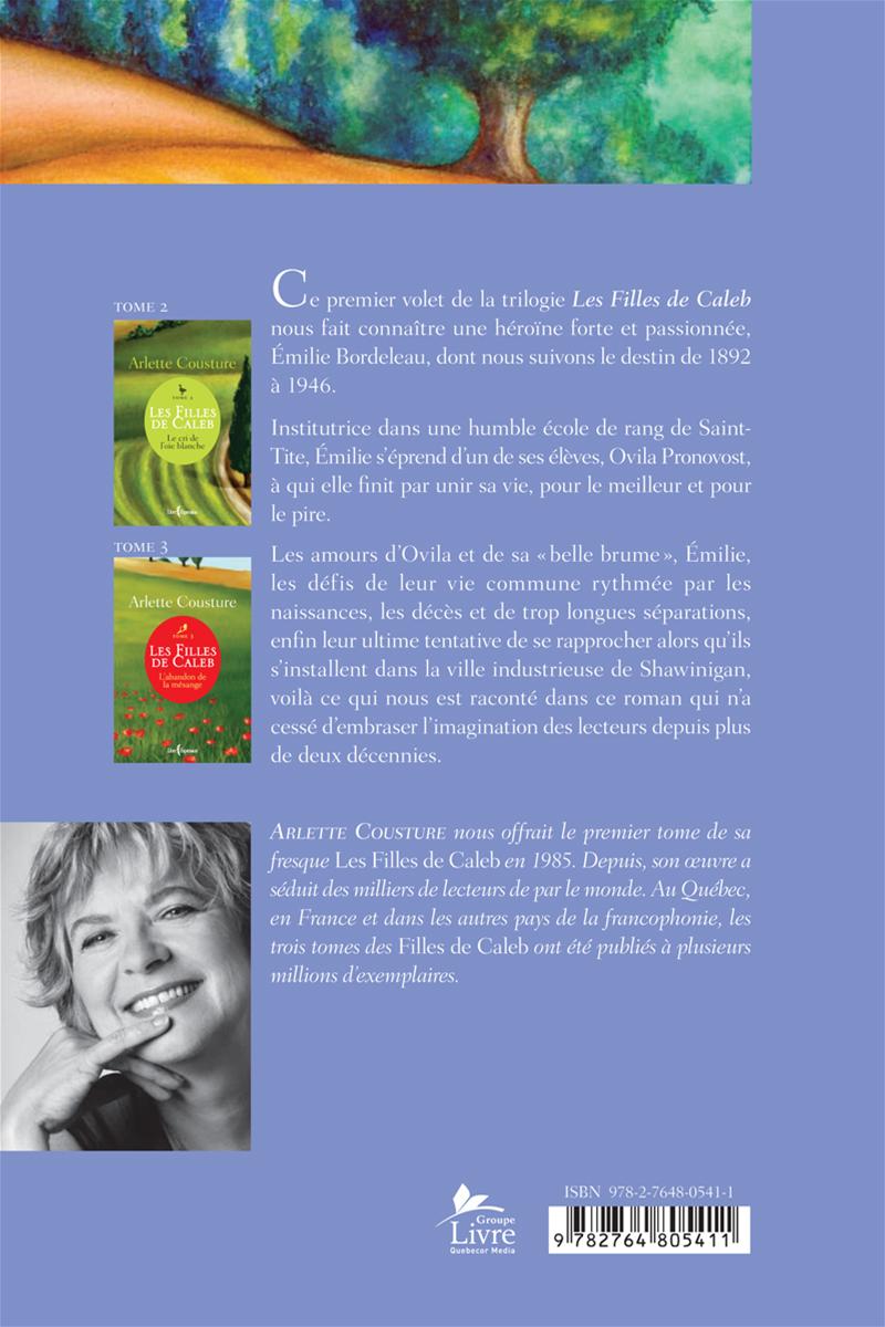 Couverture du livre de Les Filles de Caleb, tome 1 - papier format