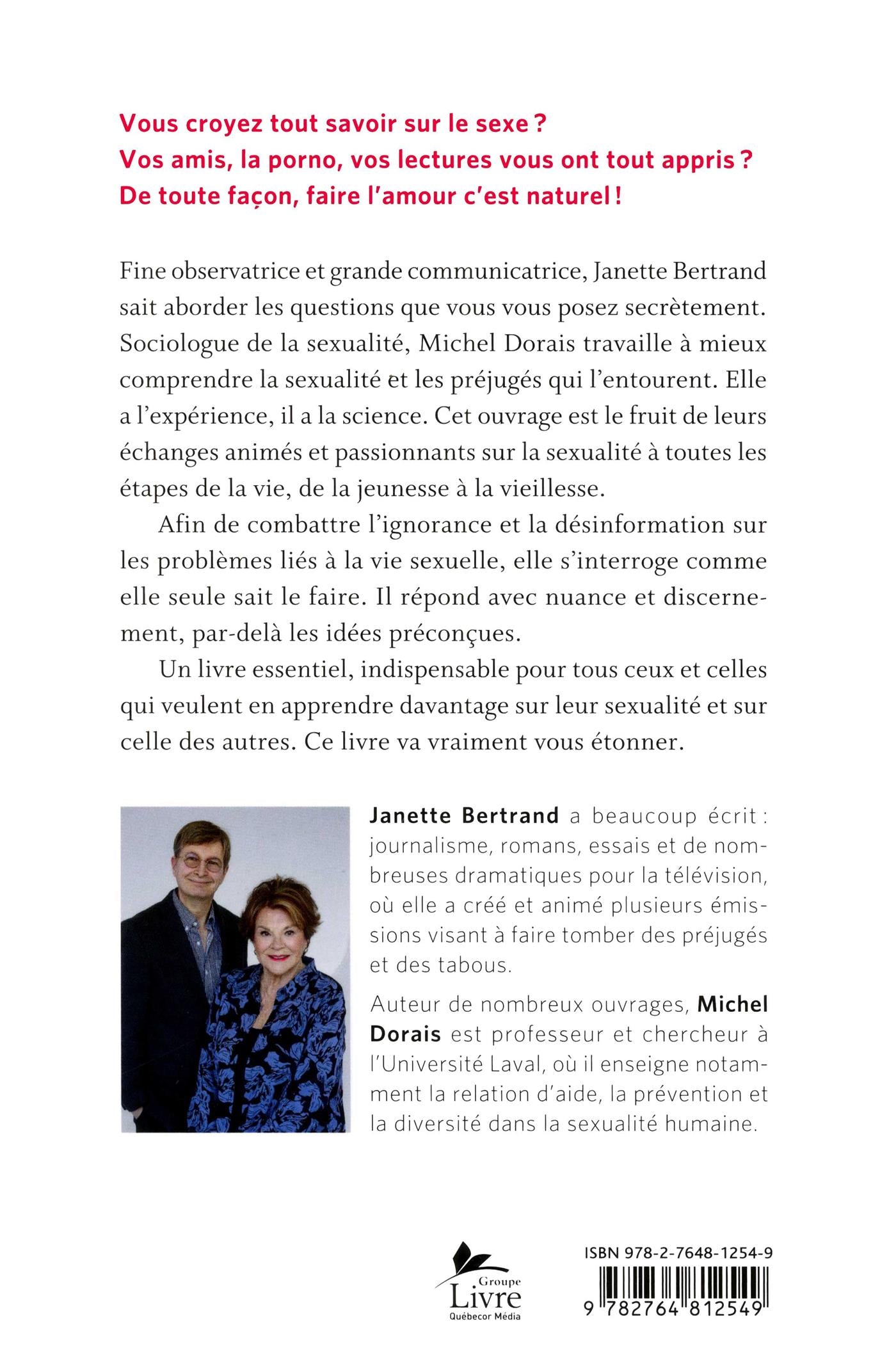 Couverture du livre de Vous croyez tout savoir sur le sexe ? - papier format