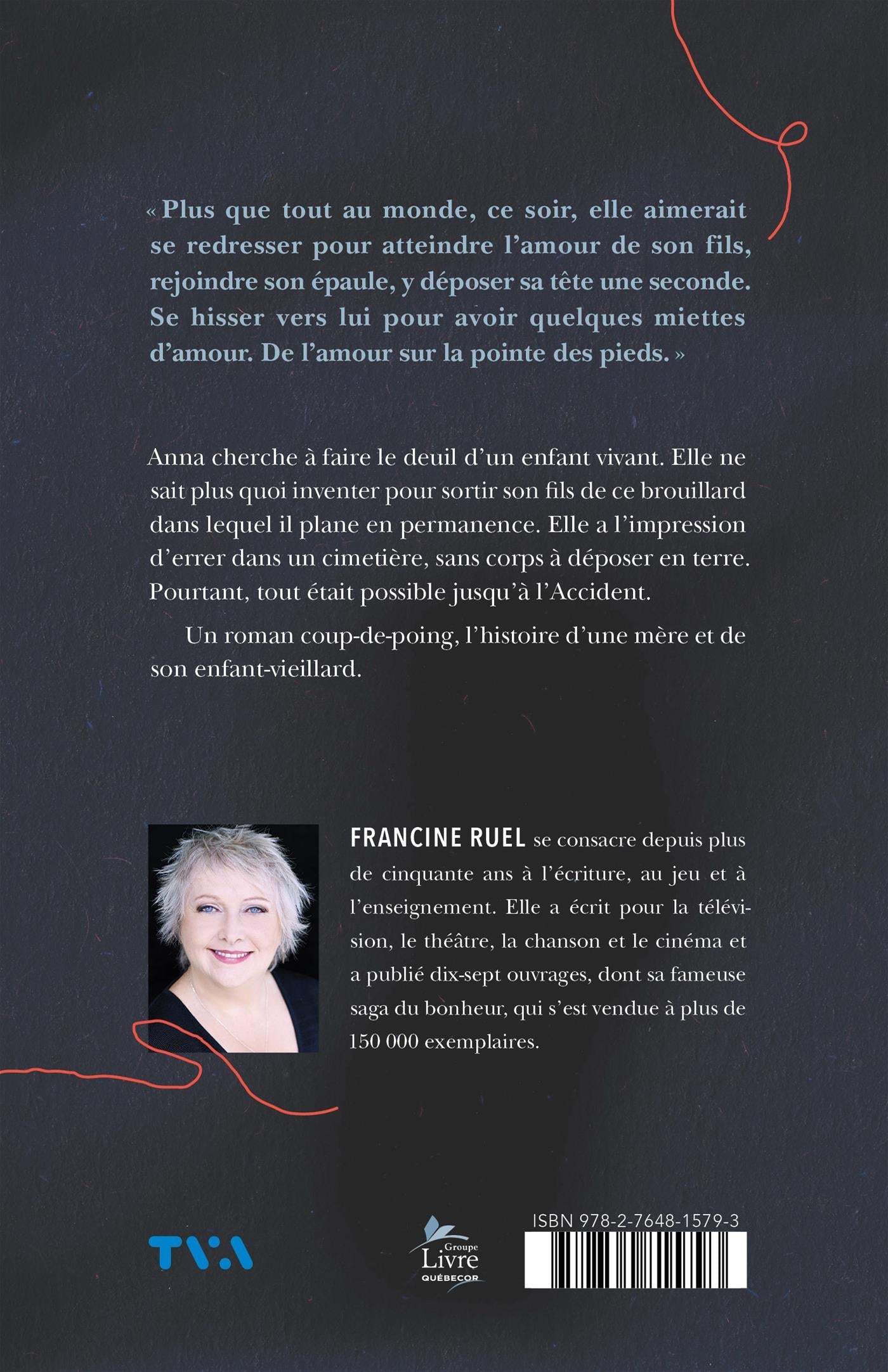 Couverture du livre de Anna et l'enfant-vieillard - papier format