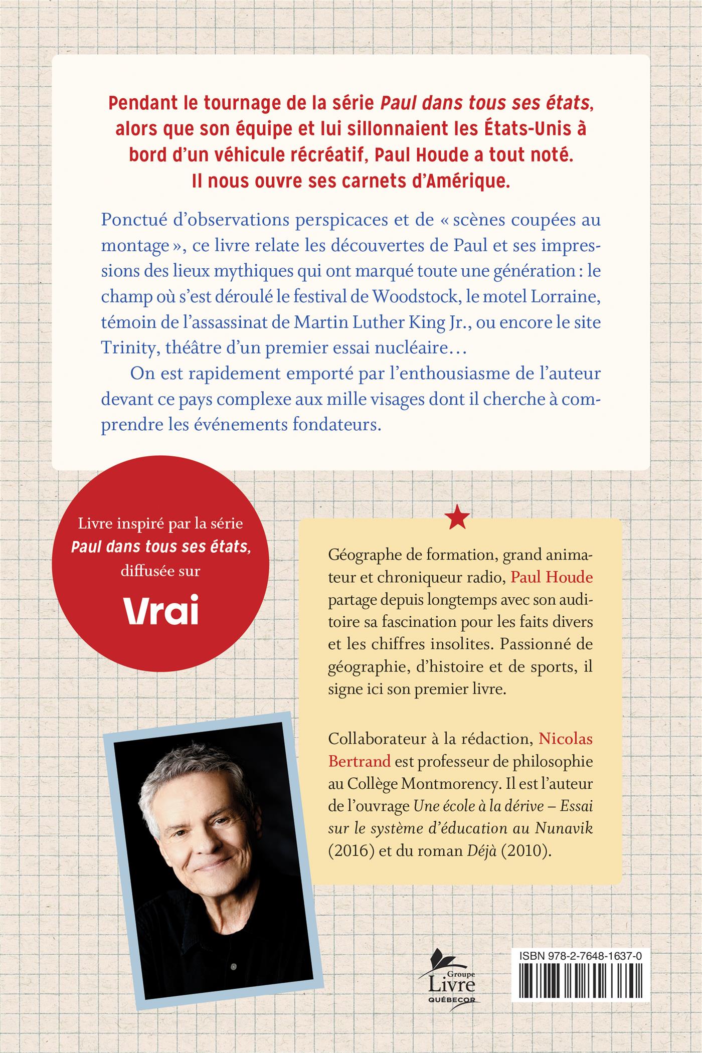 Couverture du livre de Paul dans tous ses États - papier format