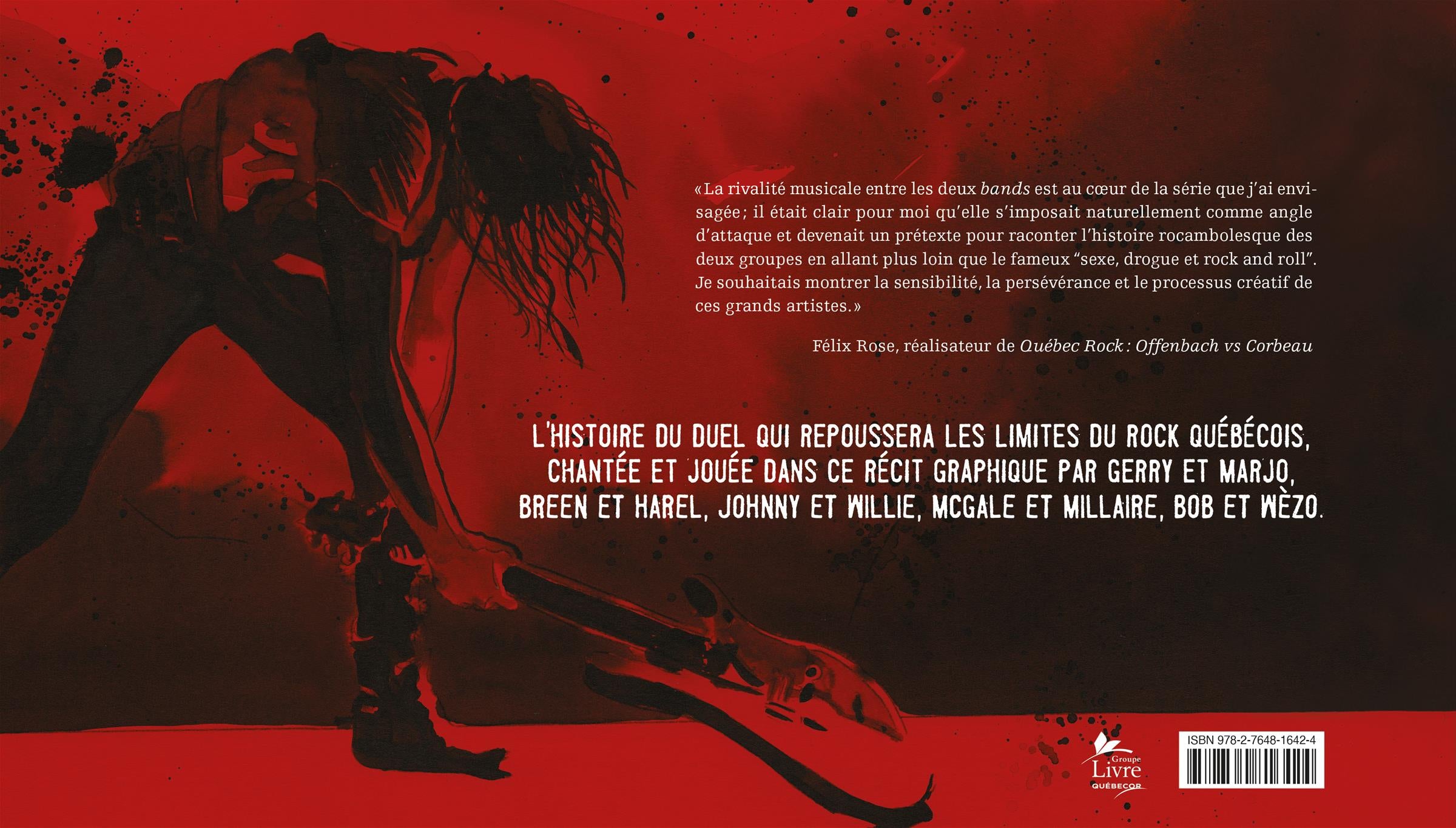 Couverture du livre de Québec Rock - papier format