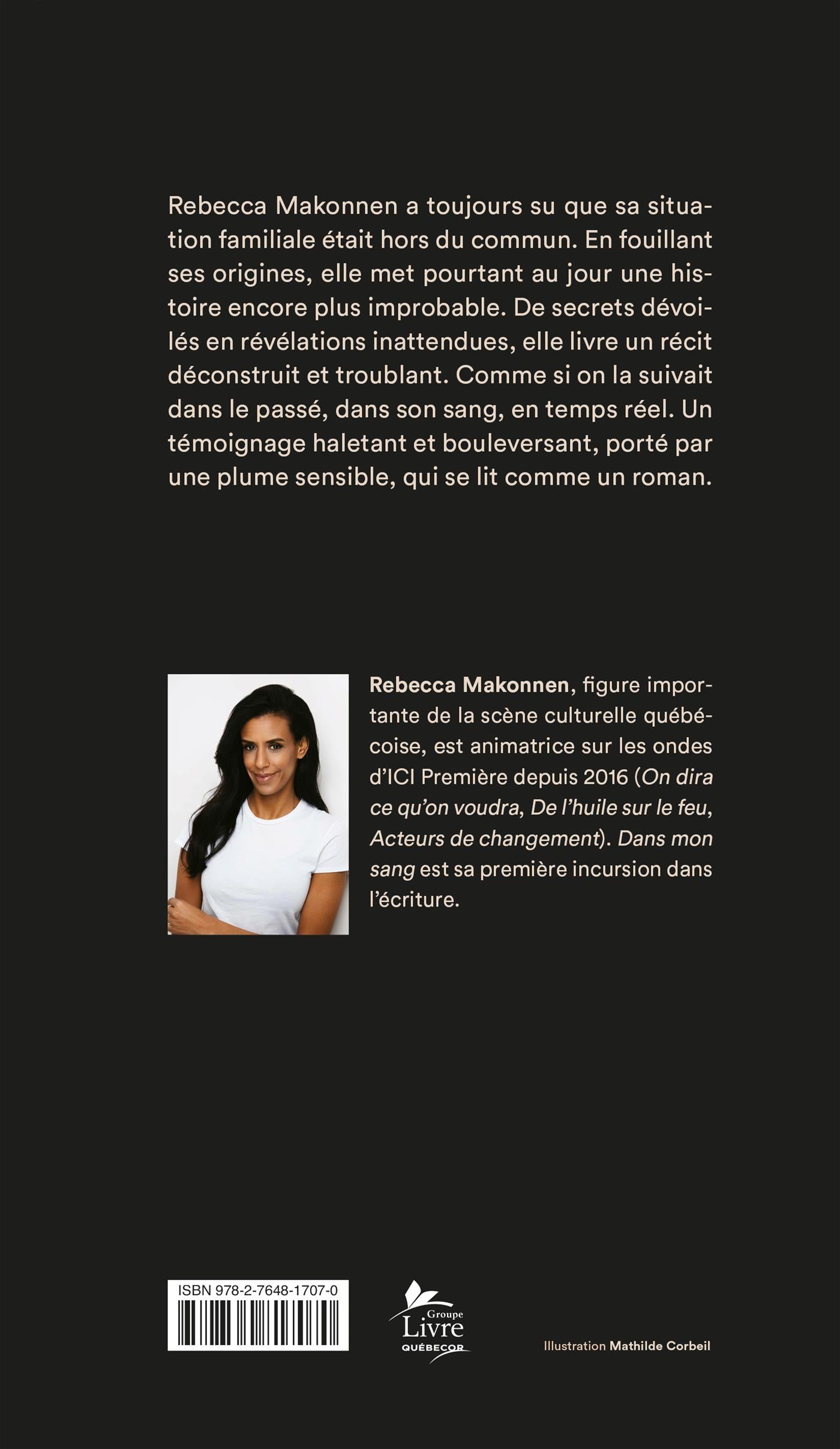 Couverture du livre de Dans mon sang - papier format