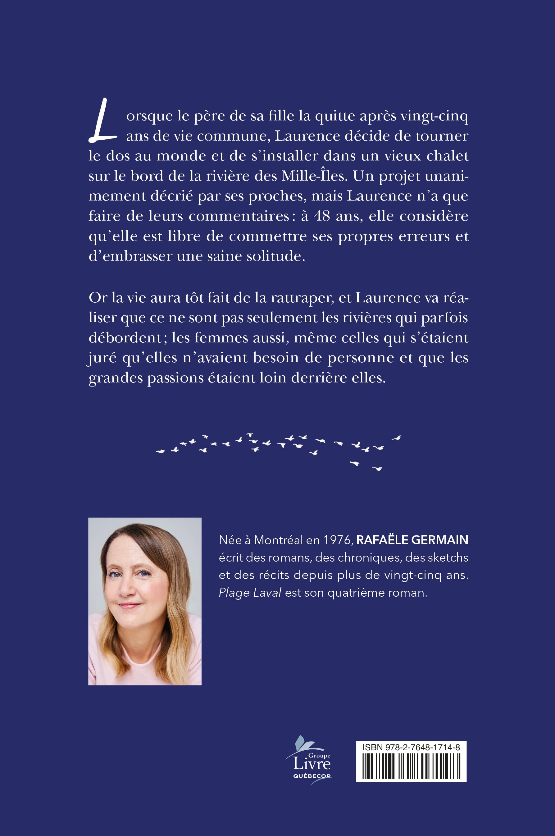 Couverture du livre de Plage Laval - papier format