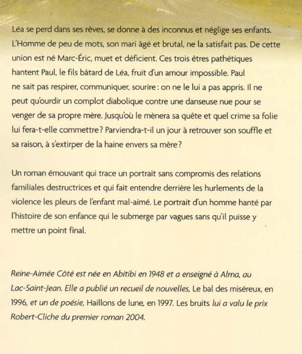 Couverture du livre de Les bruits - papier format