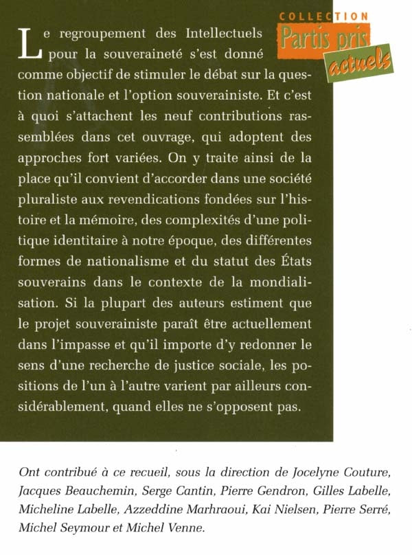 Couverture du livre de Redonner sens à l'indépendance - papier format
