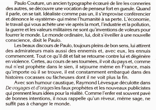 Couverture du livre de De voyages et d'orages : récits - papier format