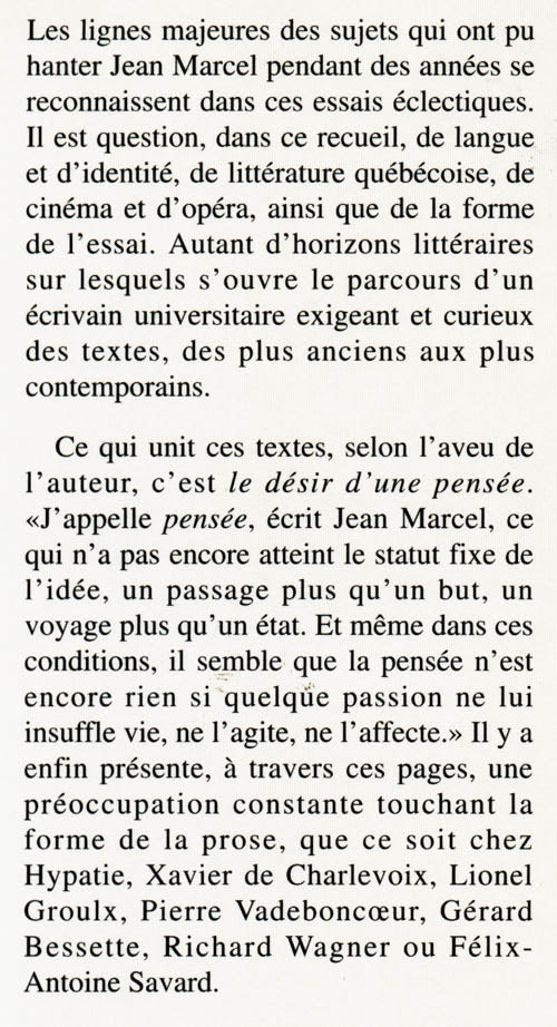 Couverture du livre de Pensées passions et proses - papier format