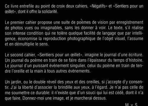Couverture du livre de L'Impression du souci ou étendue de la parole - papier format