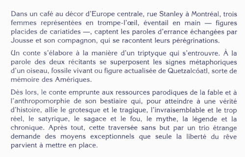 Couverture du livre de Jousse ou la traversée des Amériques : récit - papier format