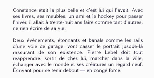 Couverture du livre de Un Congé force - papier format