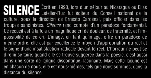 Couverture du livre de Silence - papier format