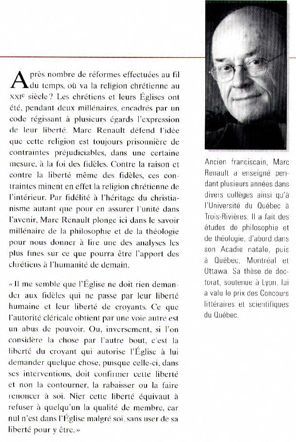 Couverture du livre de La Liberté confisquée : essai sur le cléricalisme. - papier format