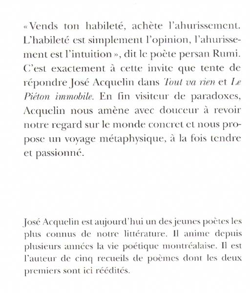 Couverture du livre de Tout va rien - papier format
