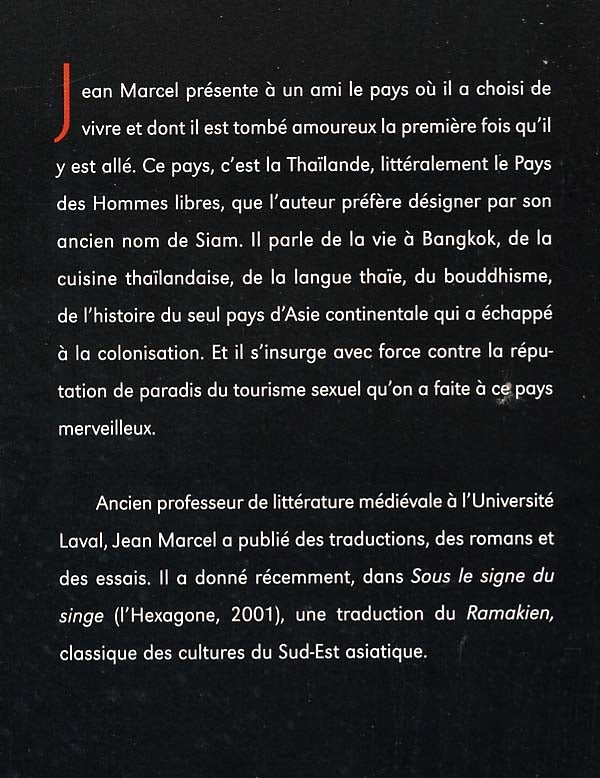 Couverture du livre de Lettres du Siam - papier format