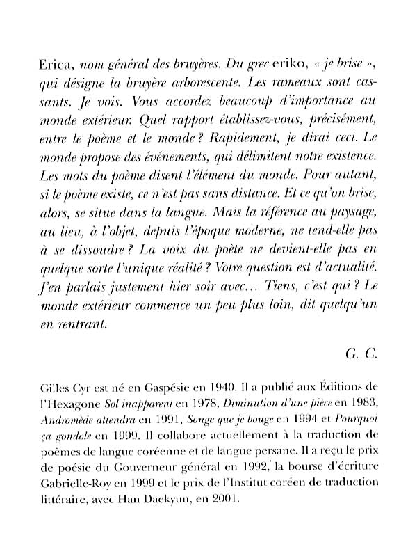 Couverture du livre de Érica, je brise - papier format
