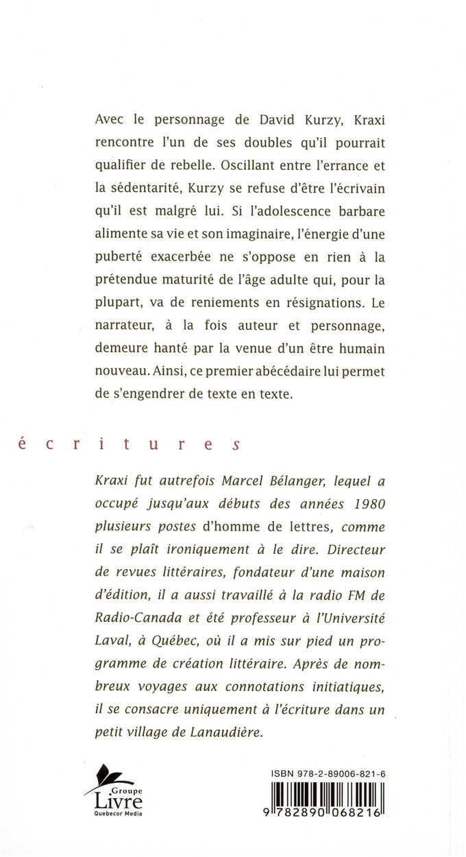Couverture du livre de Le premier abécédaire de David Kurzy - papier format