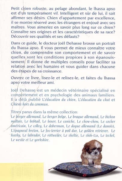 Couverture du livre de Le lhassa apso - papier format