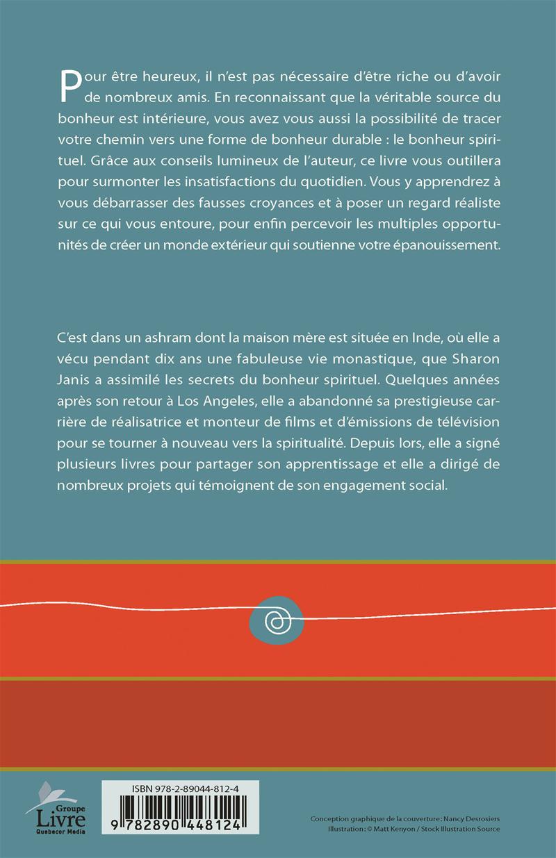 Couverture du livre de Les secrets de la sérénité : apprivoiser le bonheur spirituel au jour le jour - papier format