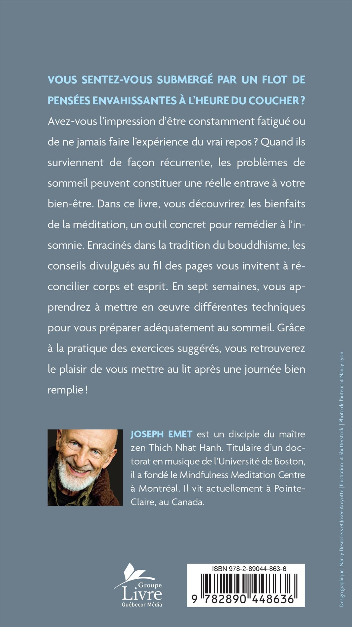 Couverture du livre de En pyjama avec Bouddha : dormez mieux en sept semaines grâce à la méditation - papier format