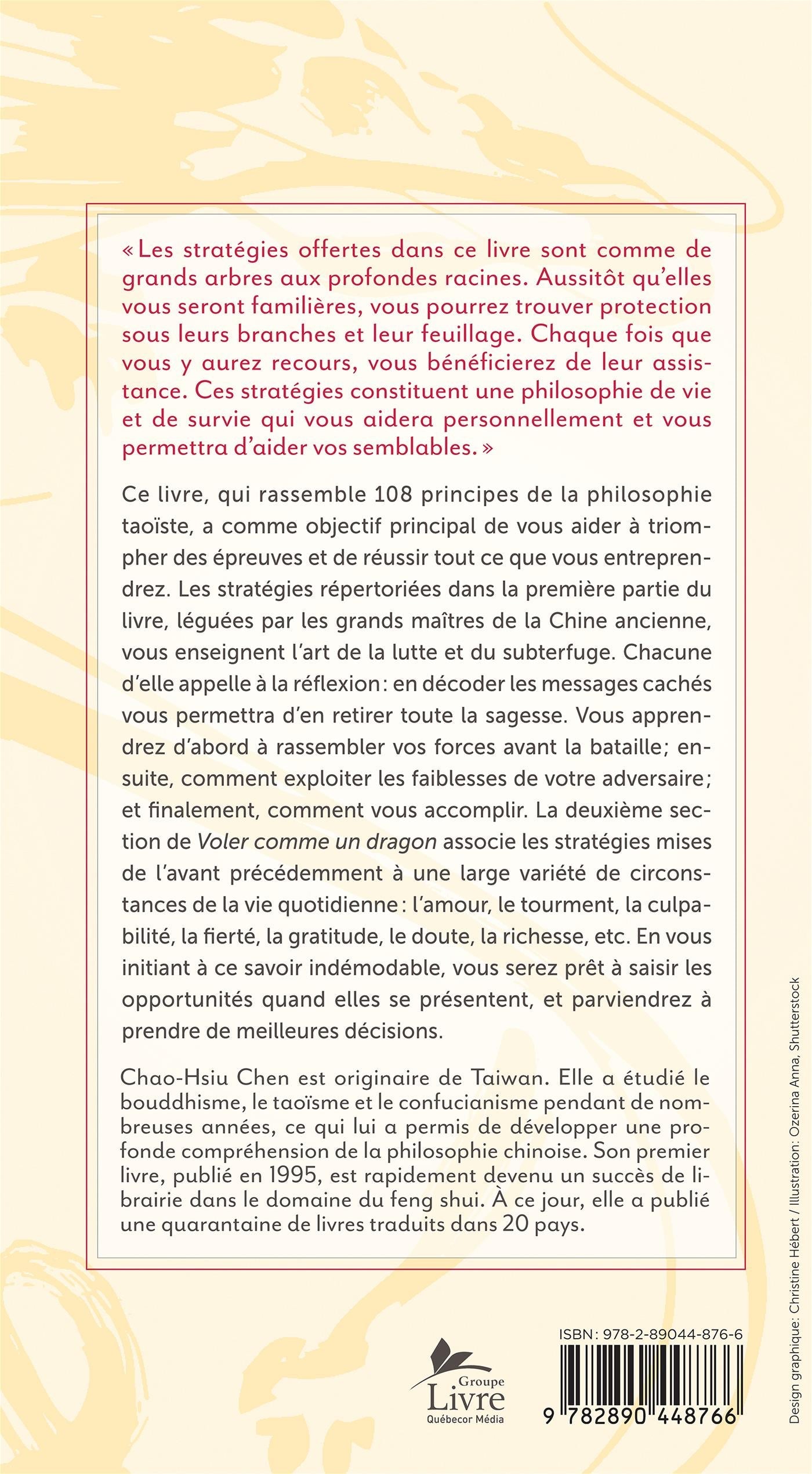 Couverture du livre de Voler comme un dragon : 108 principes du Tao pour atteindre vos objectifs - papier format