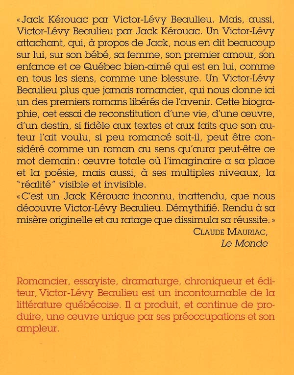 Couverture du livre de Jack Kérouac : essai-poulet - papier format