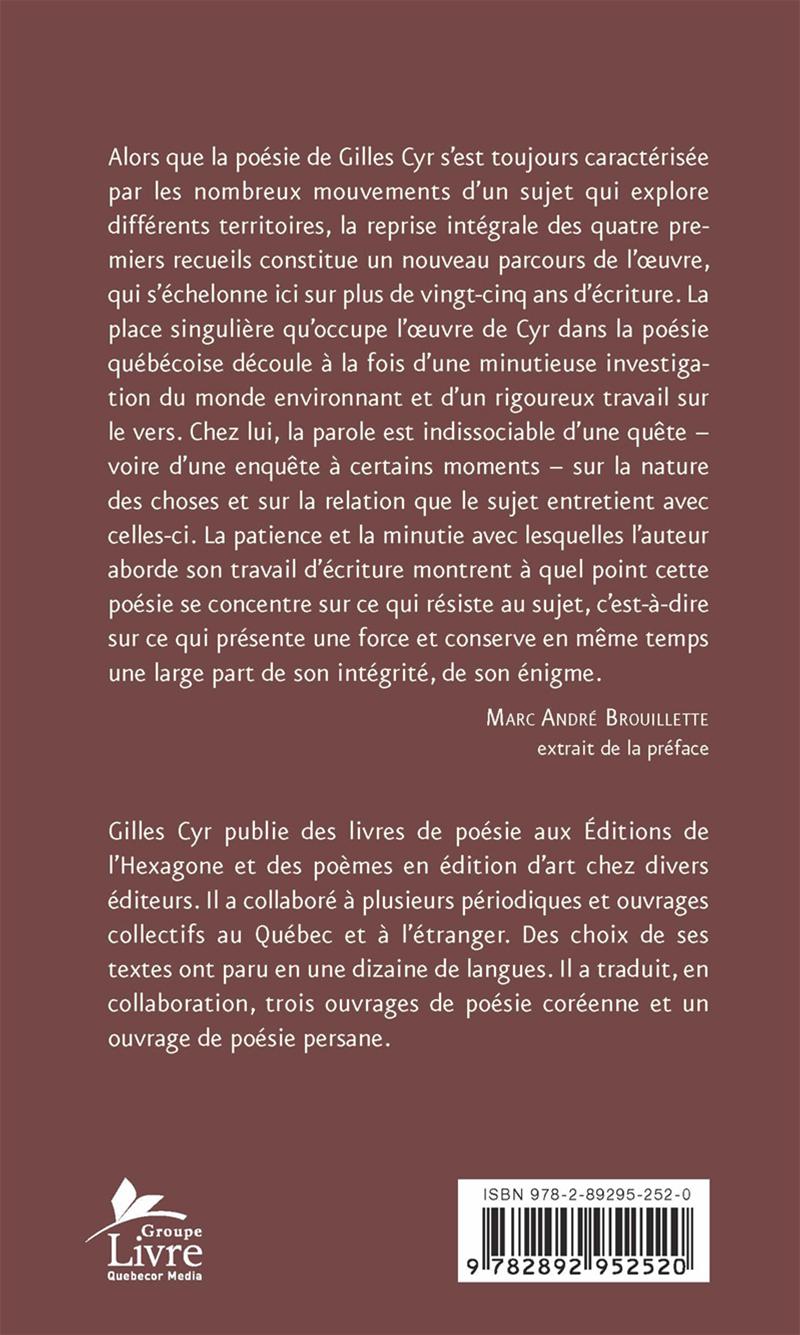Couverture du livre de Poèmes, 1968-1994 - papier format
