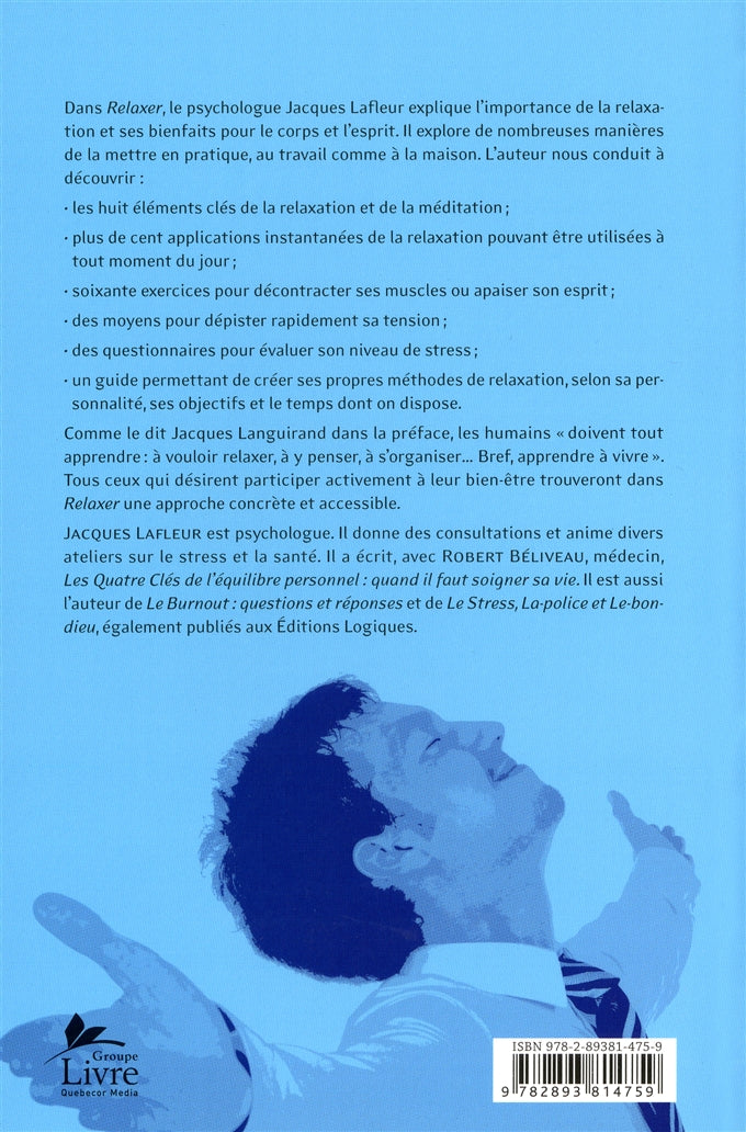 Couverture du livre de Relaxer - papier format