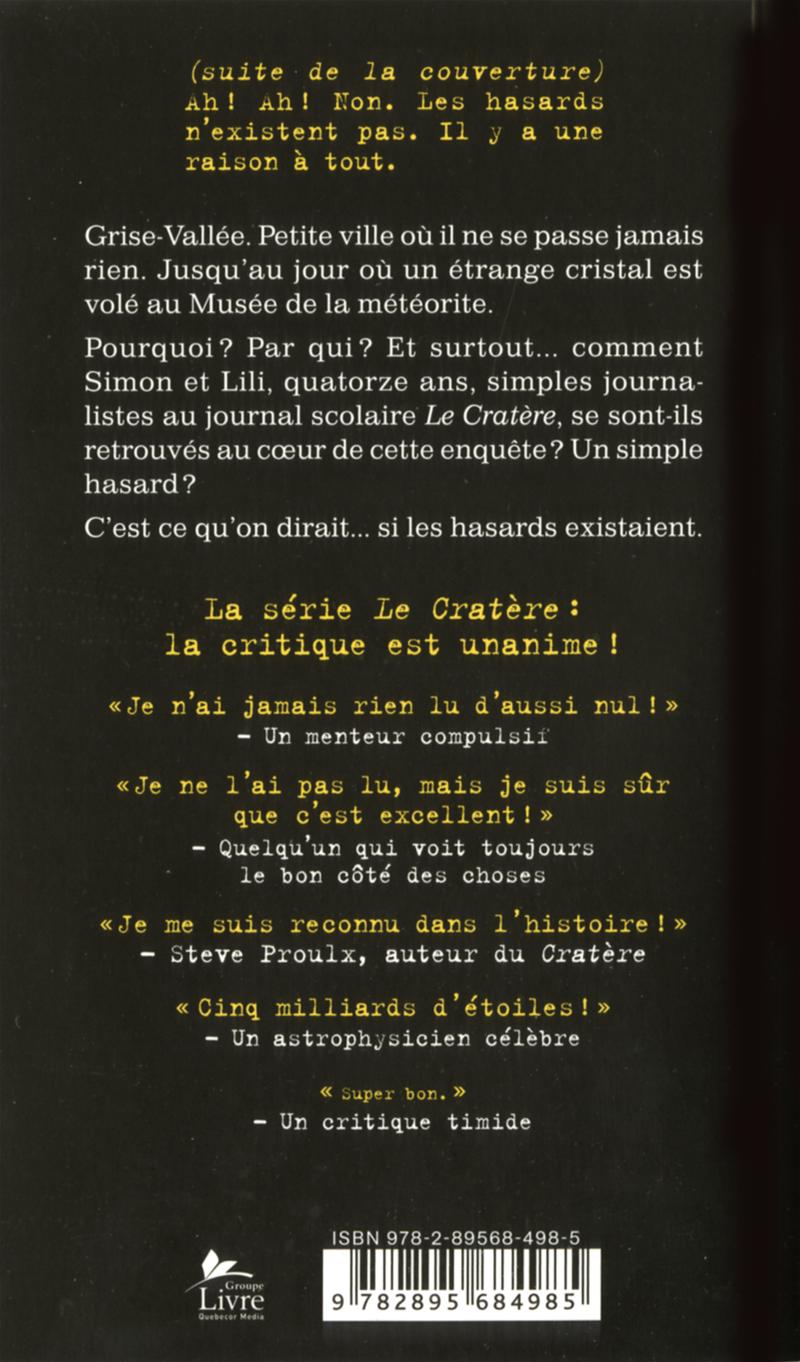 Couverture du livre de Le Cratère - Tome 1 - papier format