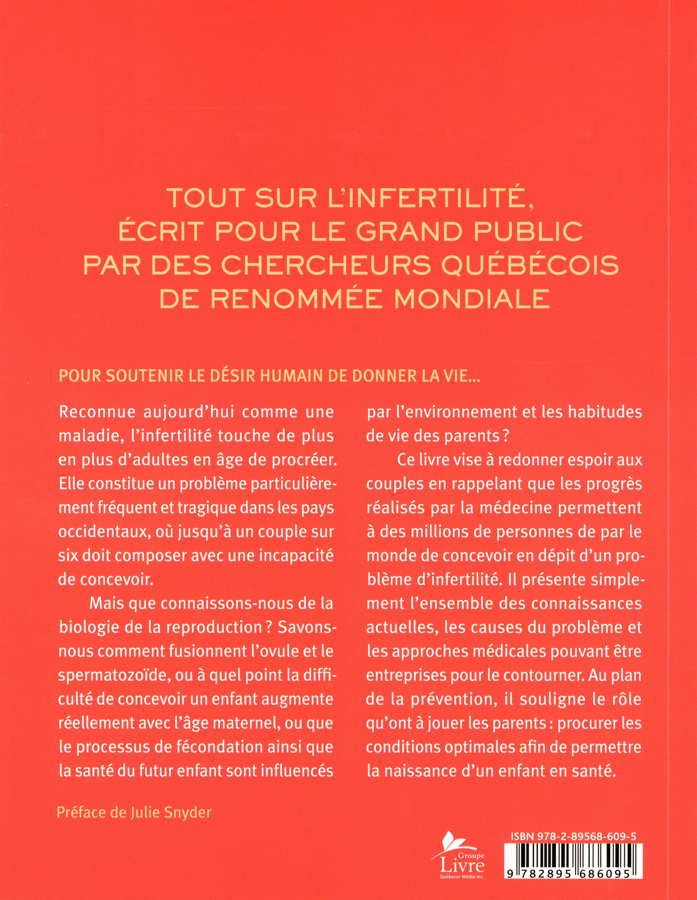 Couverture du livre de Concevoir : prévenir et traiter l'infertilité - papier format