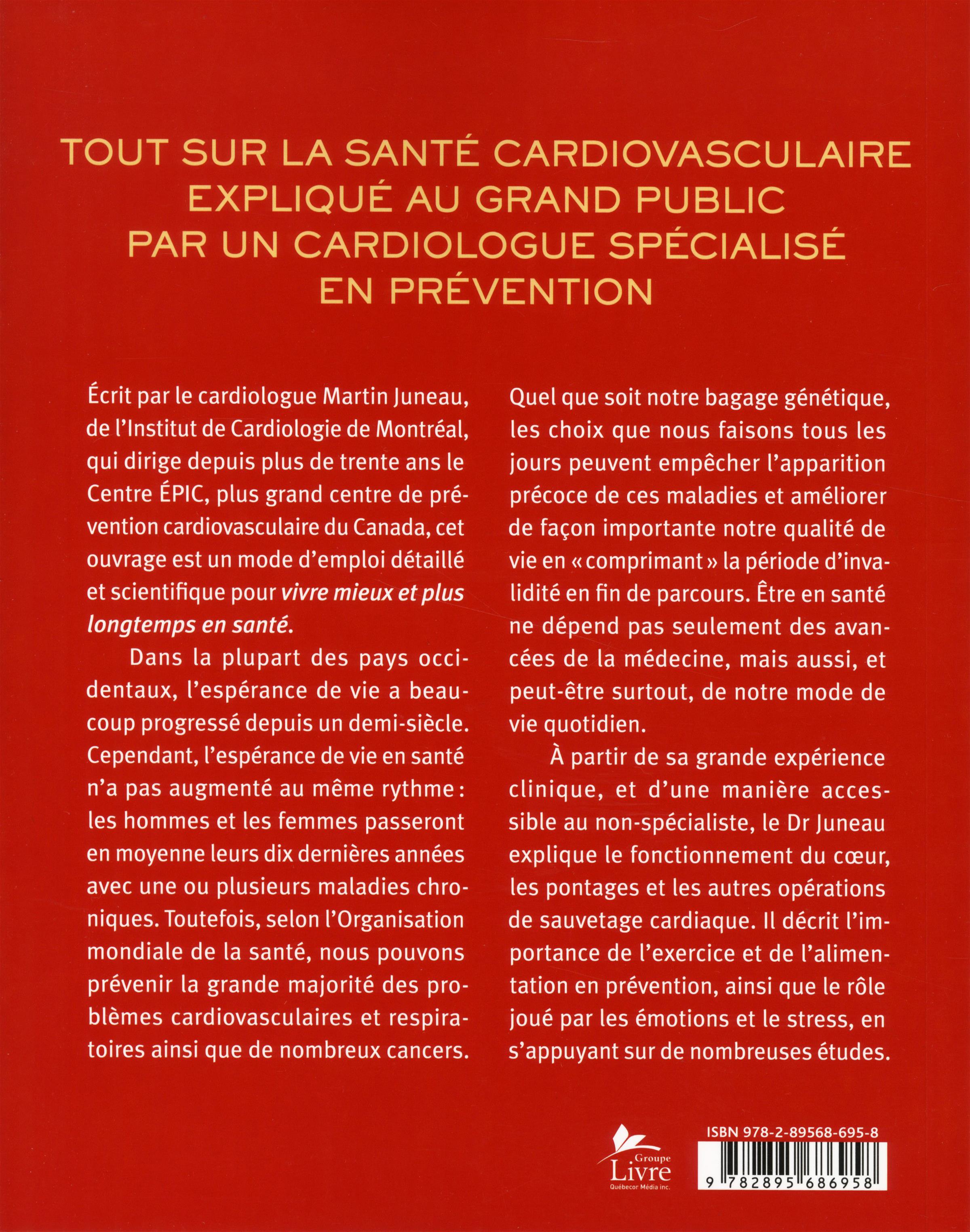 Couverture du livre de Un coeur pour la vie : prévention cardiovasculaire globale - papier format