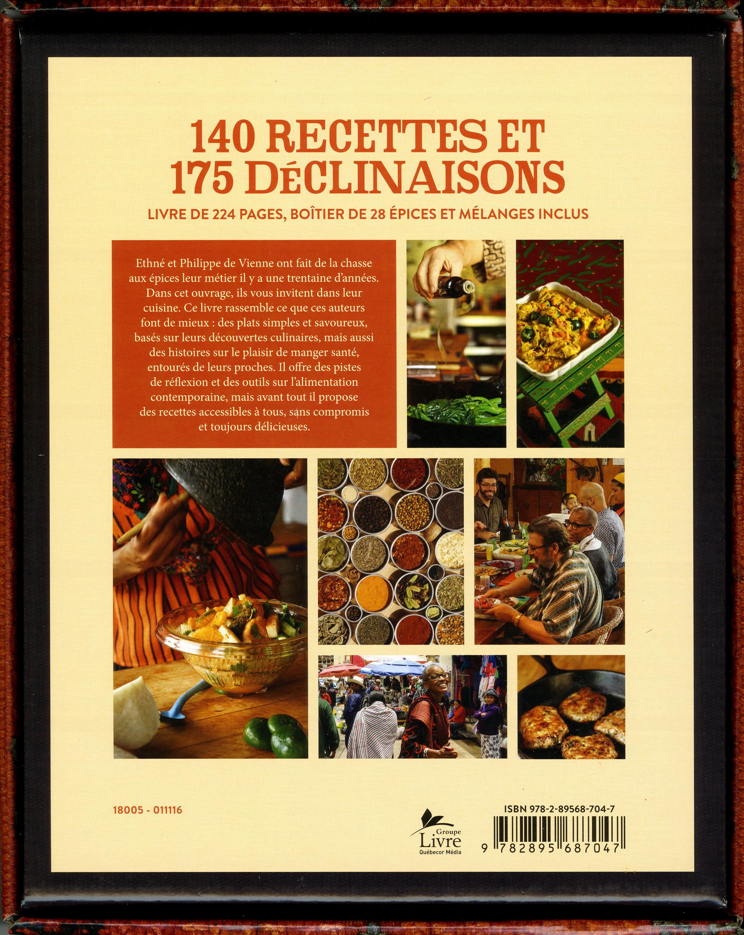 Couverture du livre de Coffret - La cuisine d'Ethné et Philippe - papier format