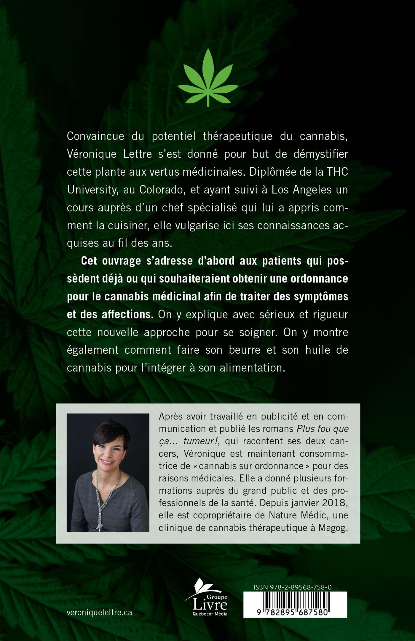 Couverture du livre de Le cannabis médicinal : le connaître et l'utiliser - papier format