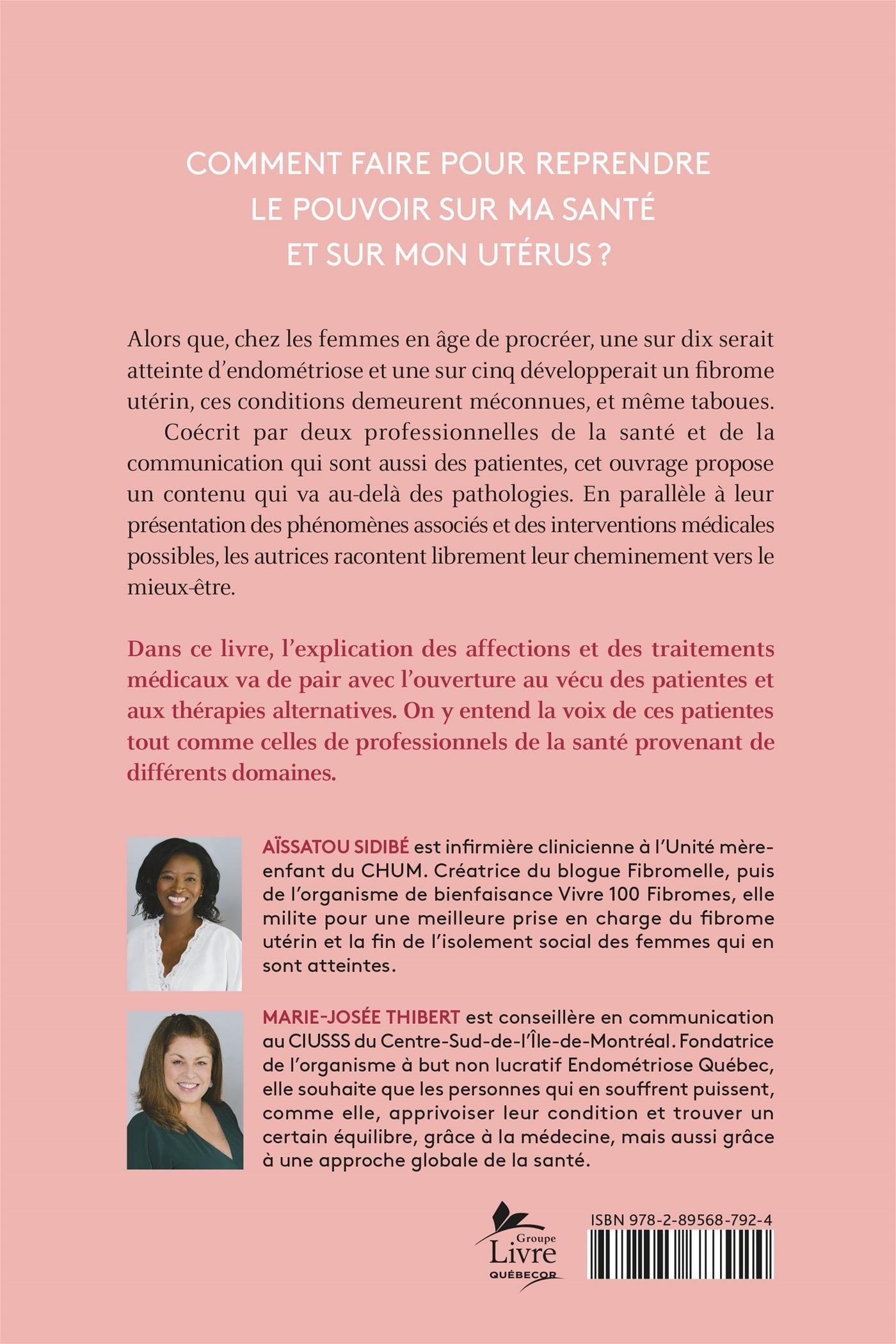 Couverture du livre de Endométriose et fibrome utérin : De la souffrance à l'action - papier format