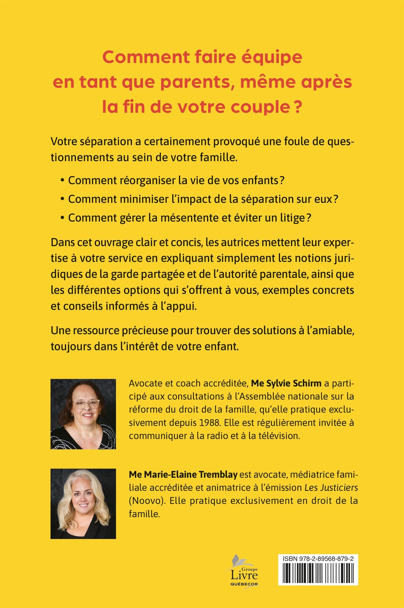 Couverture du livre de Notre enfant, on le partage comment ? - papier format