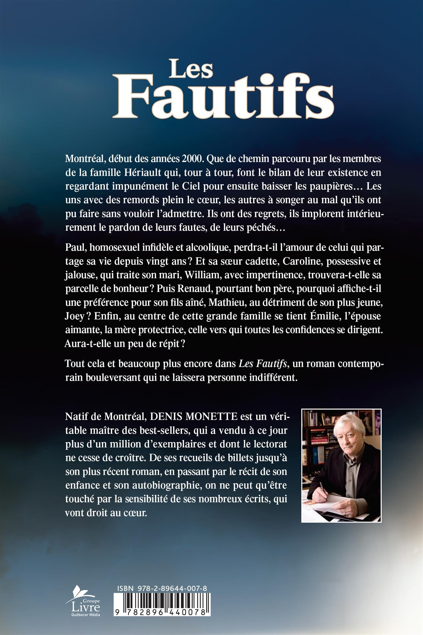 Couverture du livre de Les Fautifs - papier format