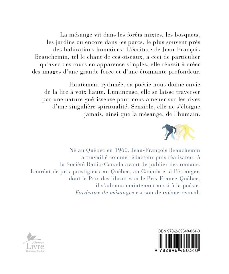 Couverture du livre de Fardeaux de mésanges - papier format