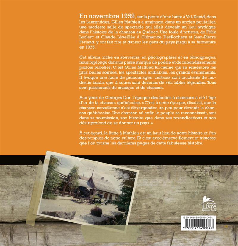 Couverture du livre de La Butte à Mathieu - papier format
