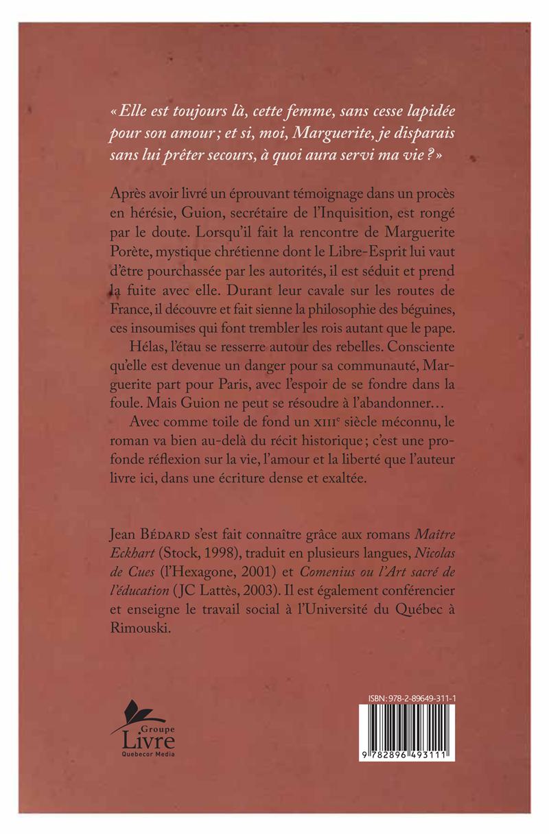 Couverture du livre de Marguerite Porète, l'inspiration de Maître Eckhart - papier format