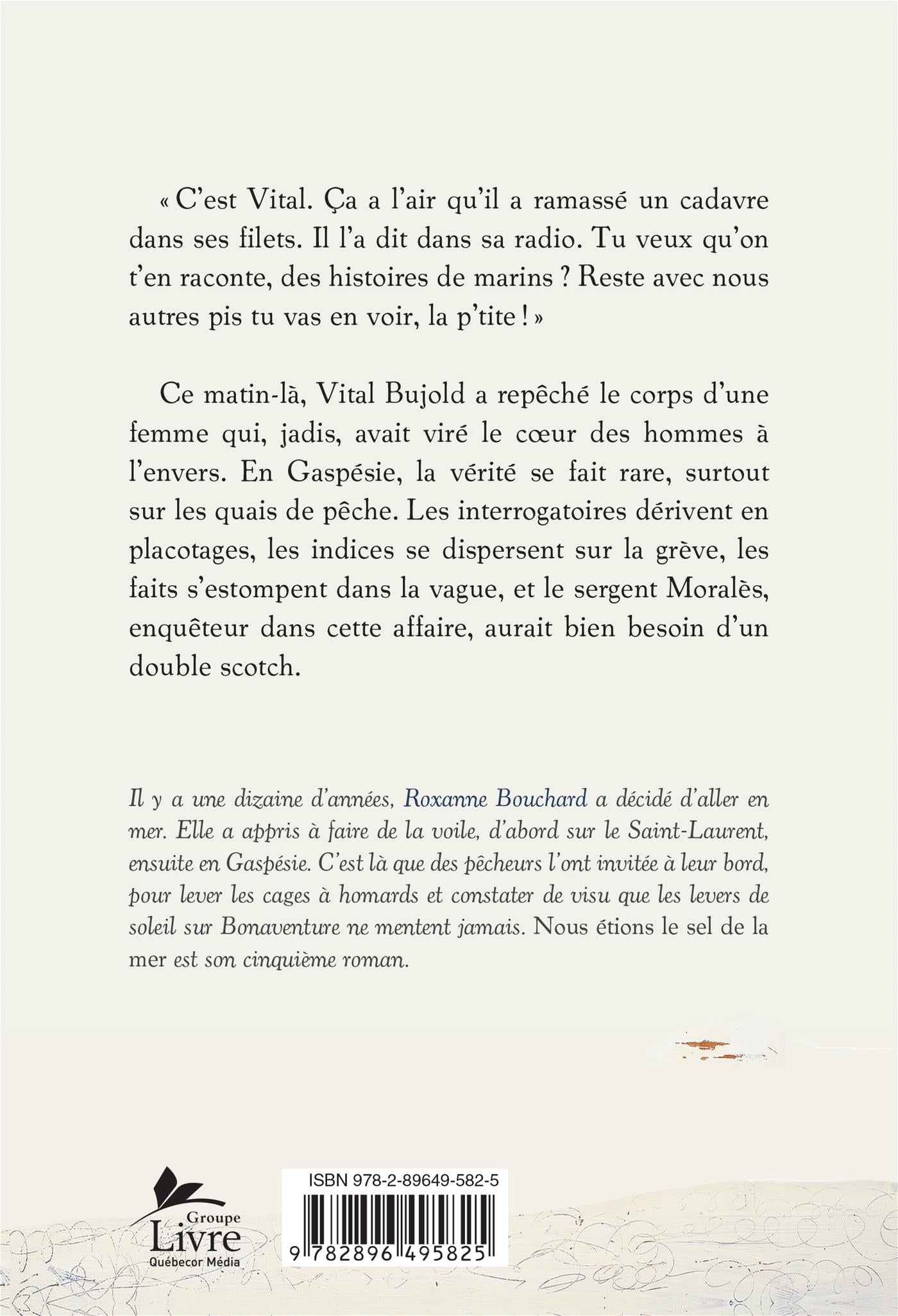 Couverture du livre de Nous étions le sel de la mer - papier format