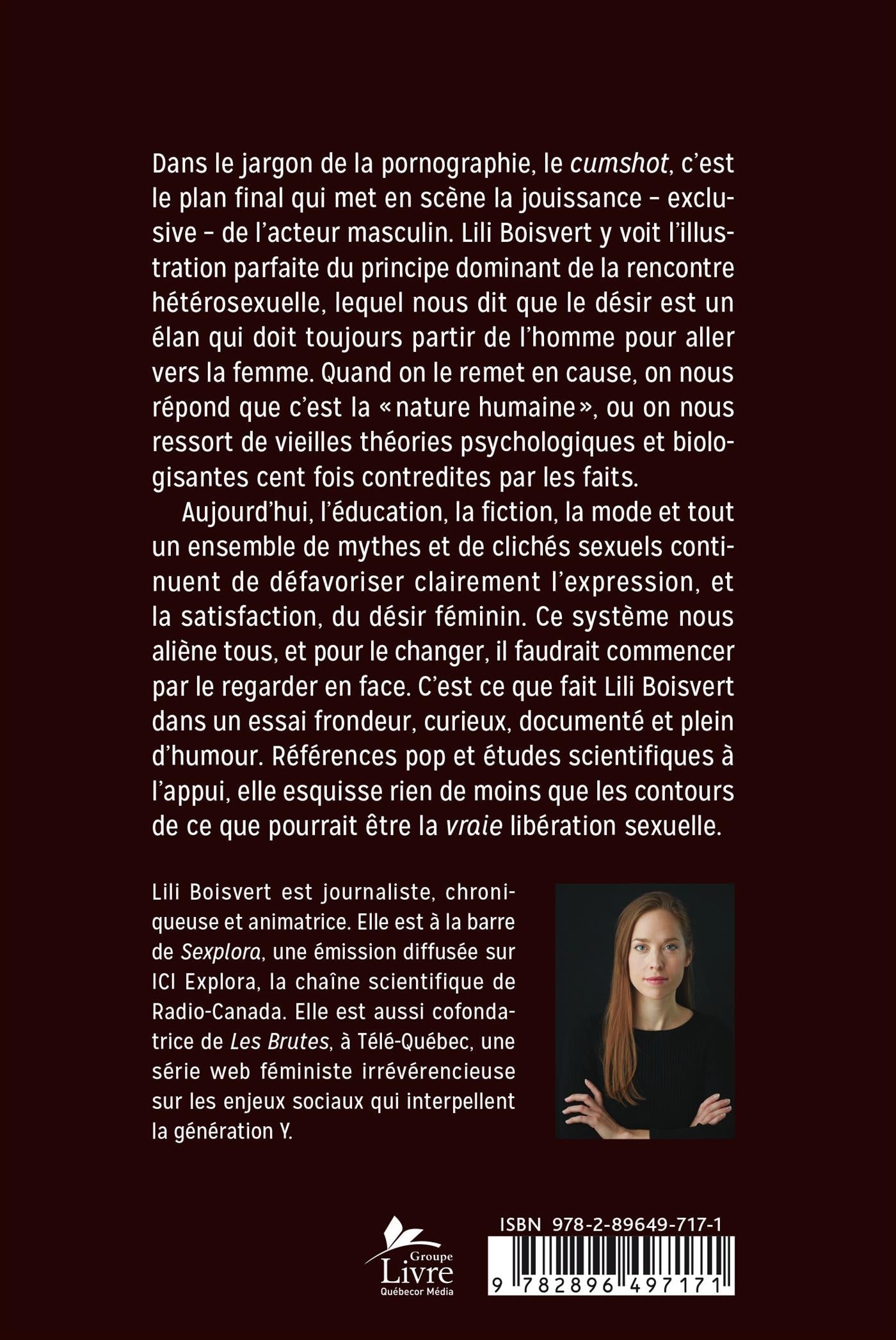 Couverture du livre de Le principe du cumshot : le désir des femmes sous l'emprise des clichés sexuels - papier format