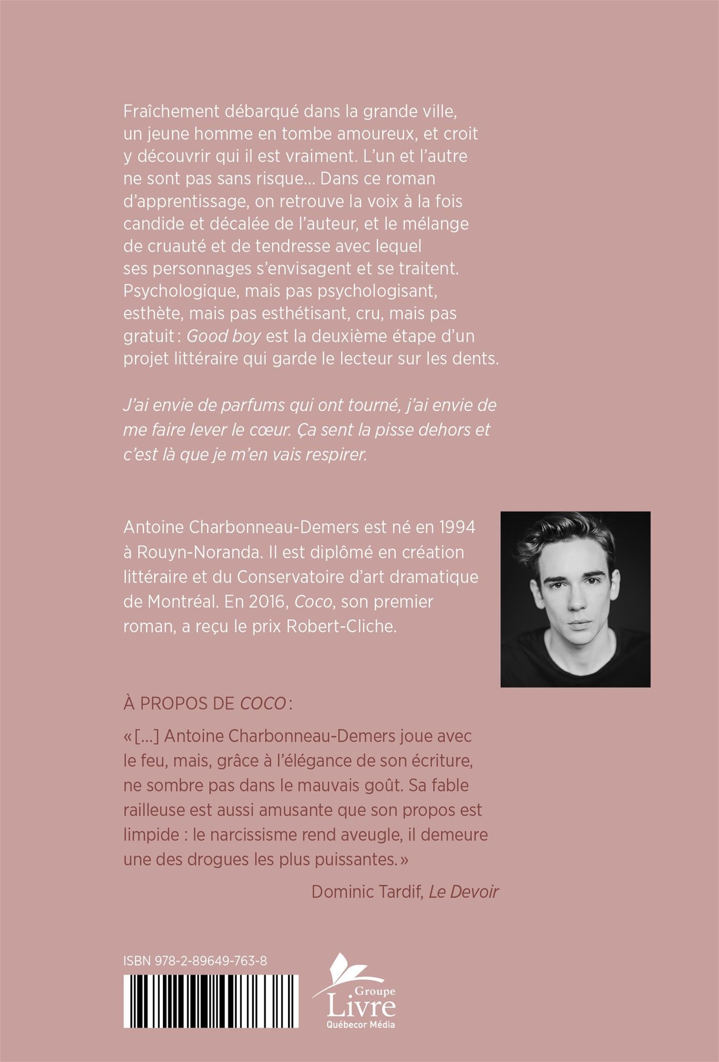 Couverture du livre de Good boy - papier format