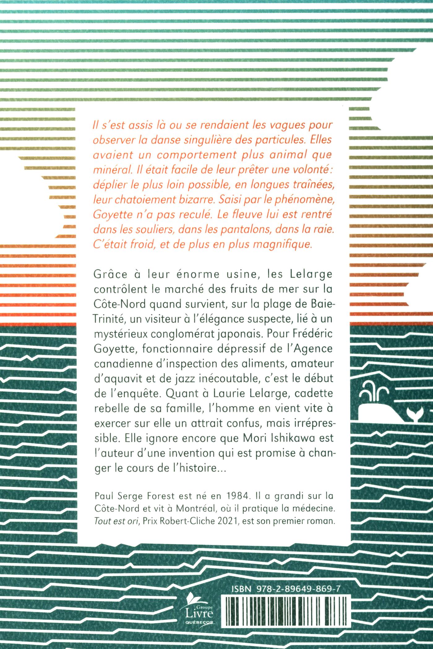 Couverture du livre de Tout est ori - papier format