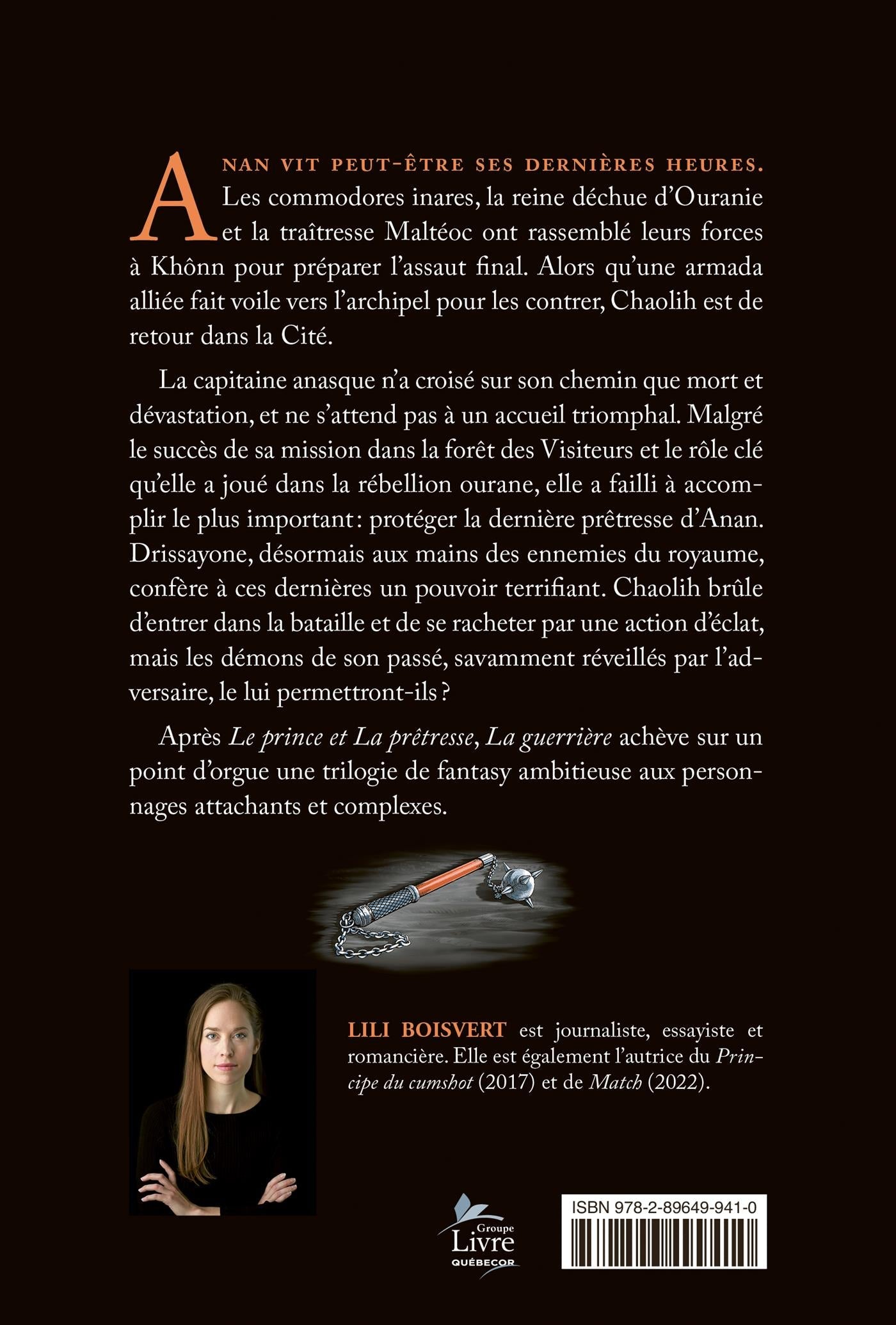 Couverture du livre de Anan III - La guerrière - papier format