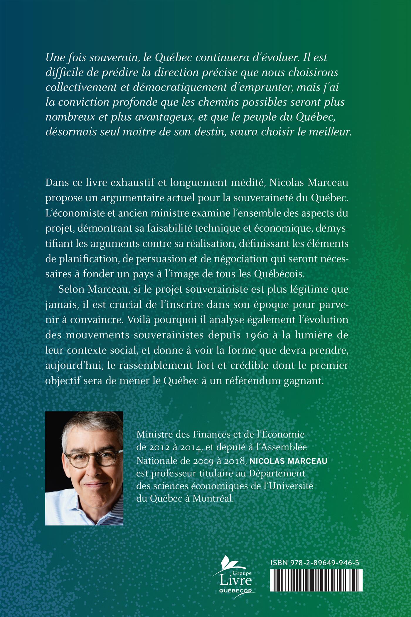 Couverture du livre de Une fois le Québec souverain - papier format