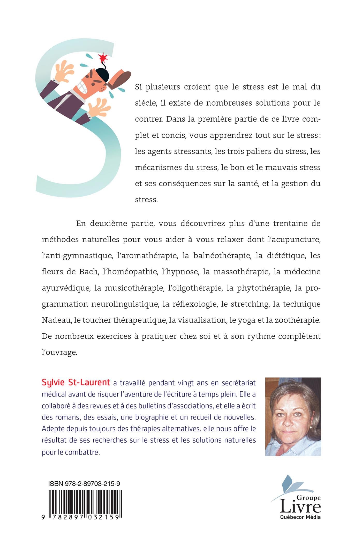 Couverture du livre de Détendez-vous ! : des solutions naturelles pour gérer le stress de A à Z - papier format