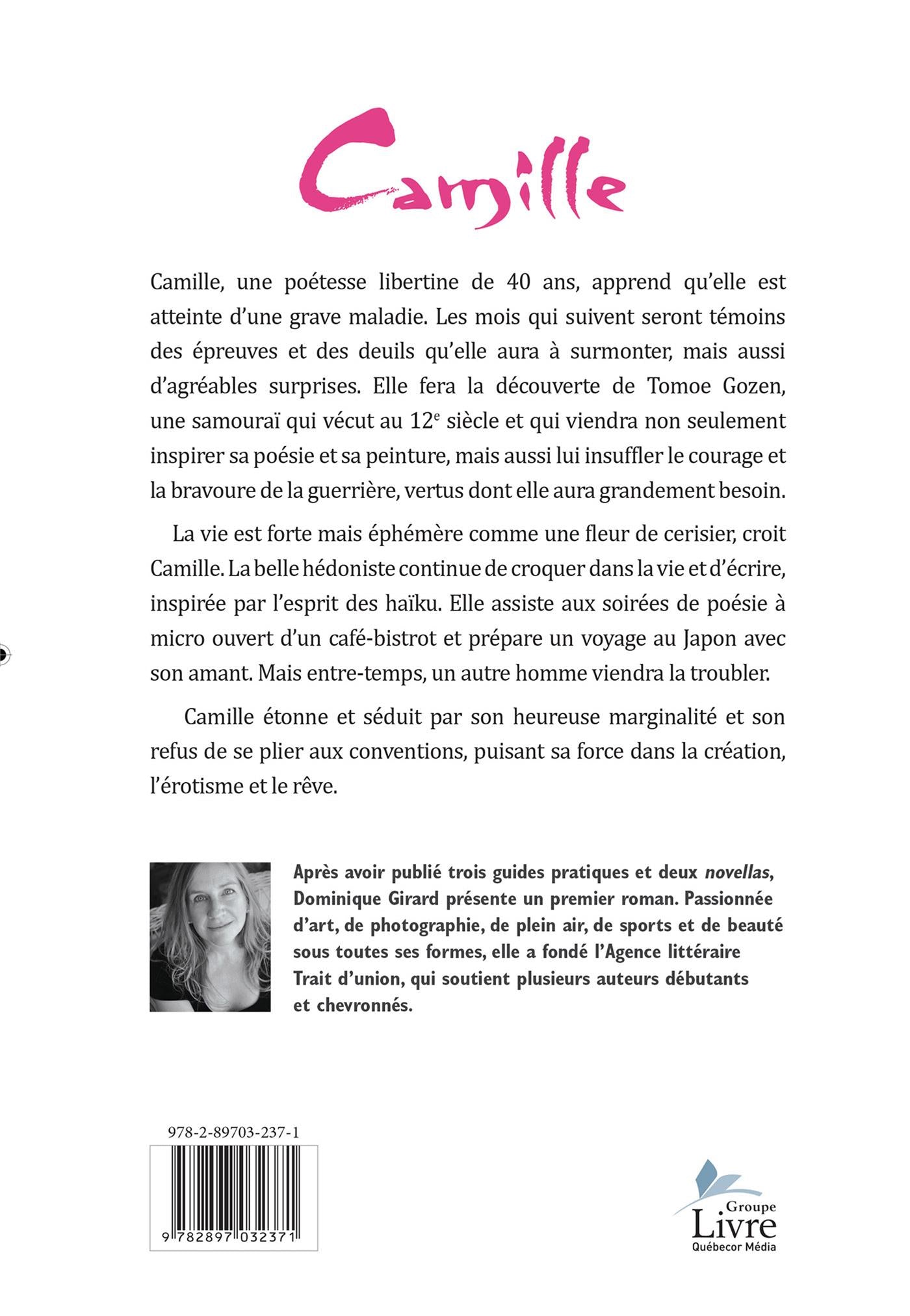 Couverture du livre de Camille - papier format