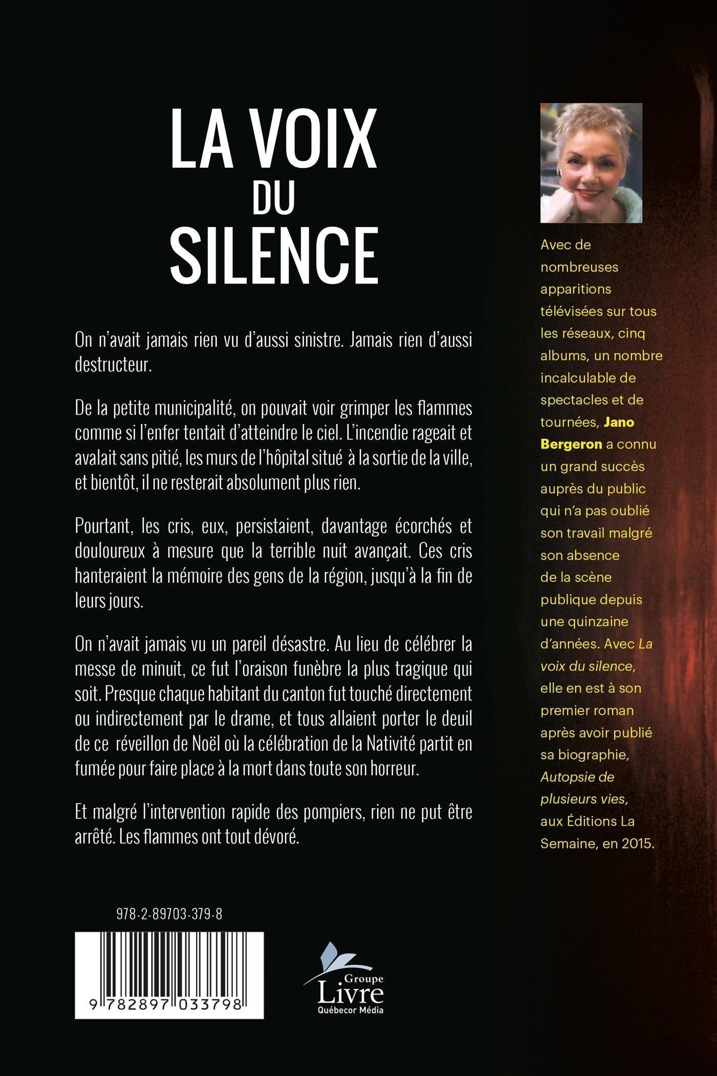 Couverture du livre de La voix du silence - papier format