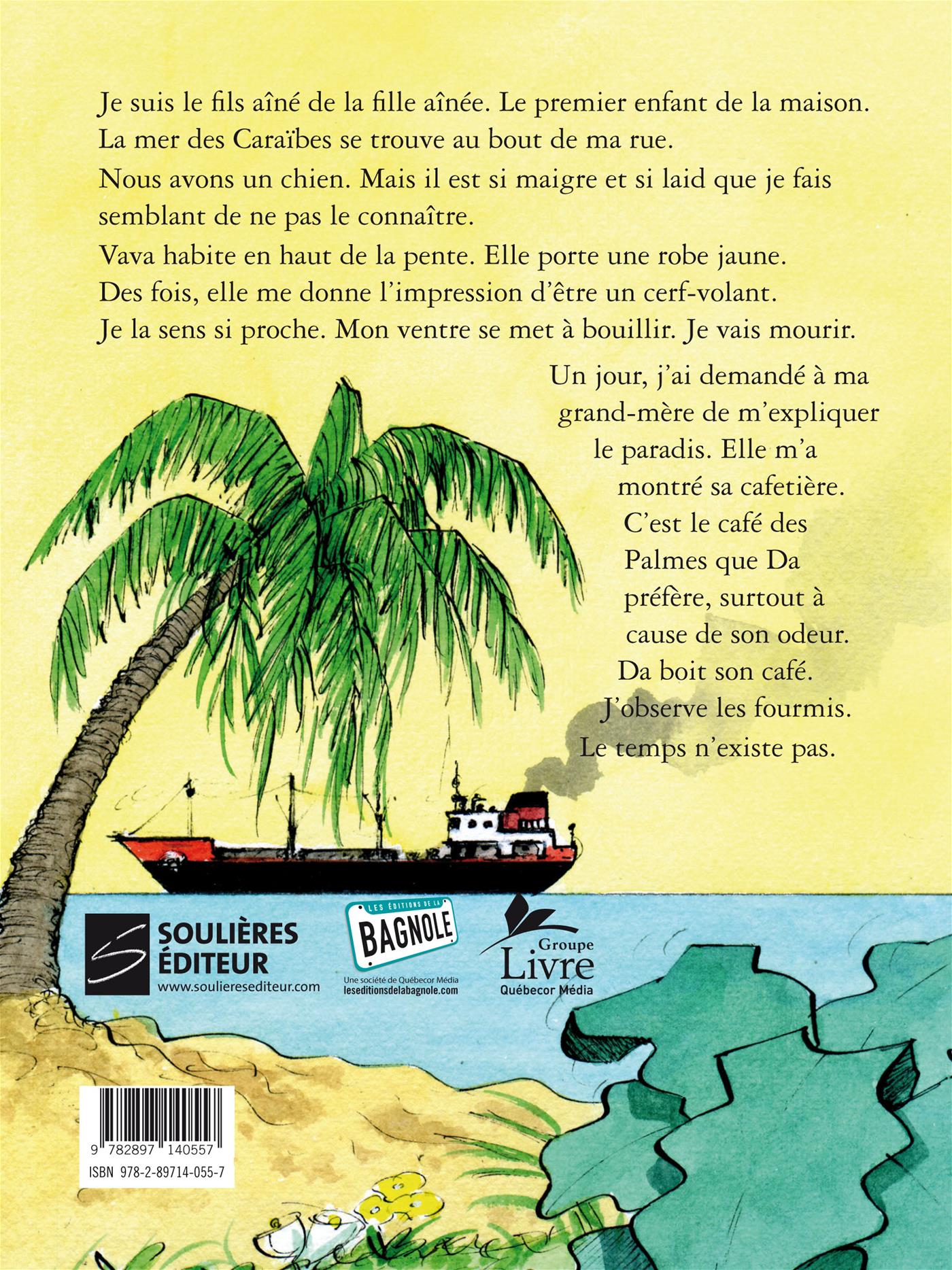 Couverture du livre de L'odeur du café - papier format