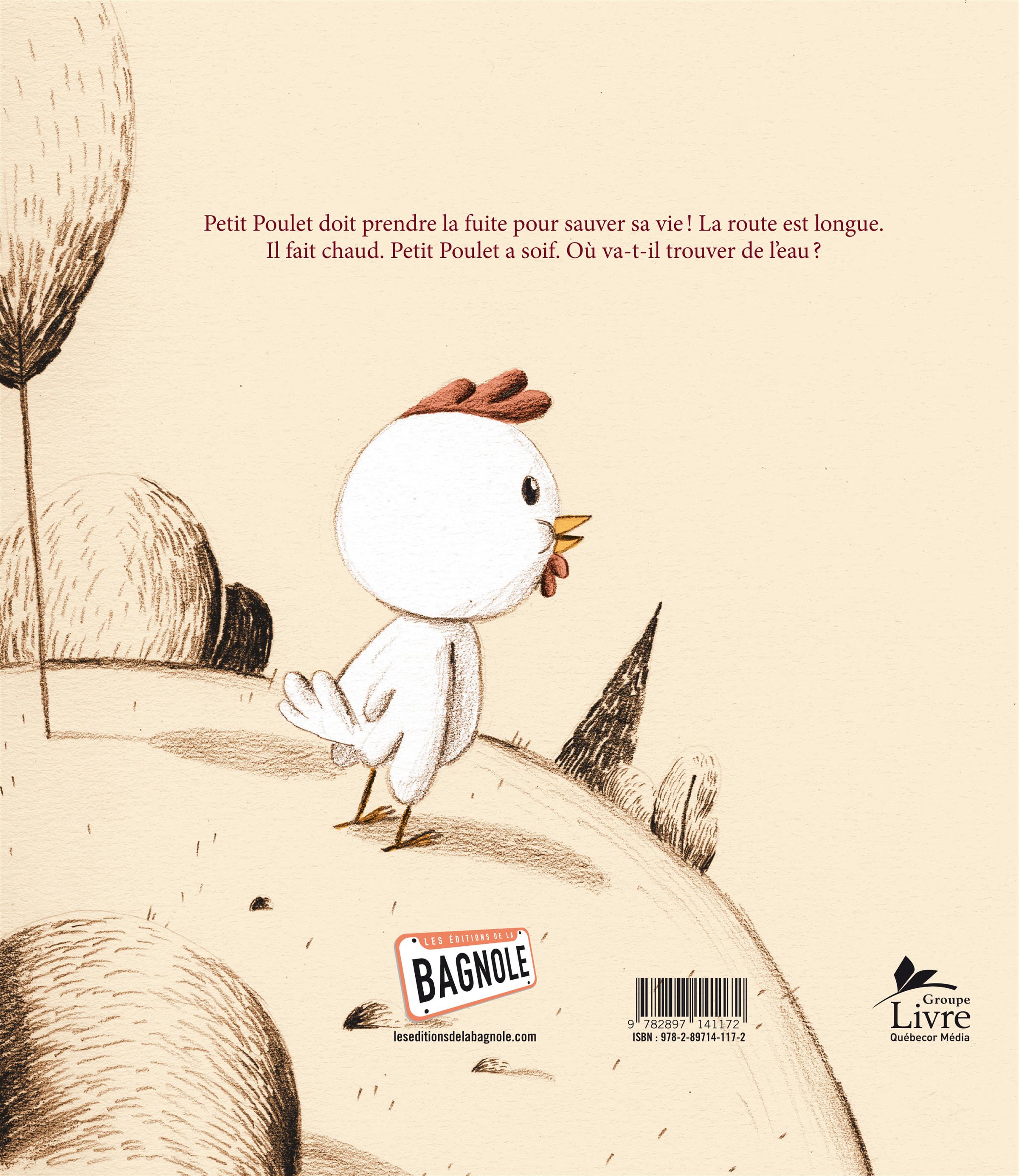 Couverture du livre de Petit Poulet - papier format